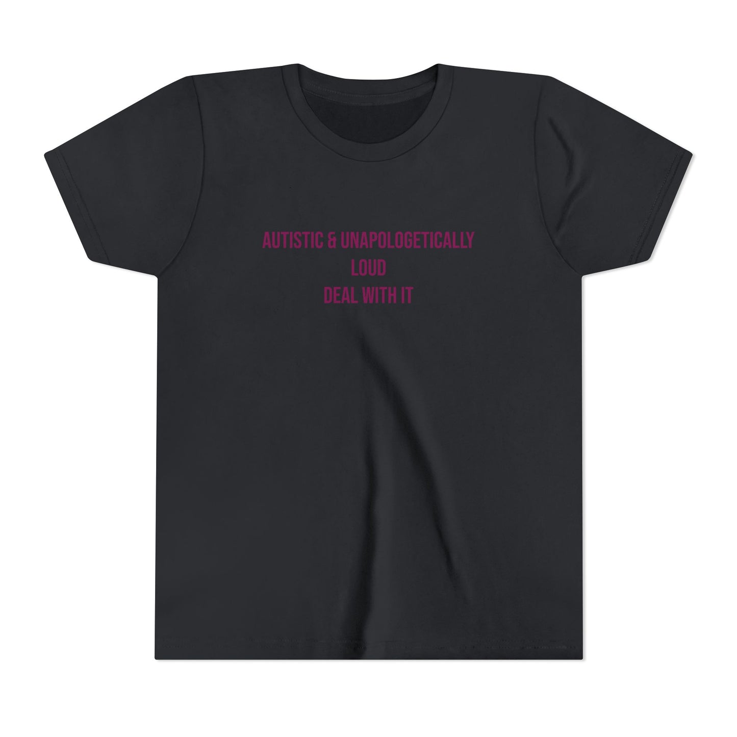 Loud Proud Autistic Neurodivergent Pride Youth Tee | Uplifted By Design