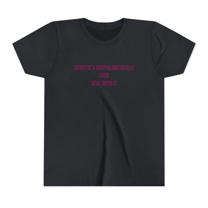 Loud Proud Autistic Neurodivergent Pride Youth Tee | Uplifted By Design