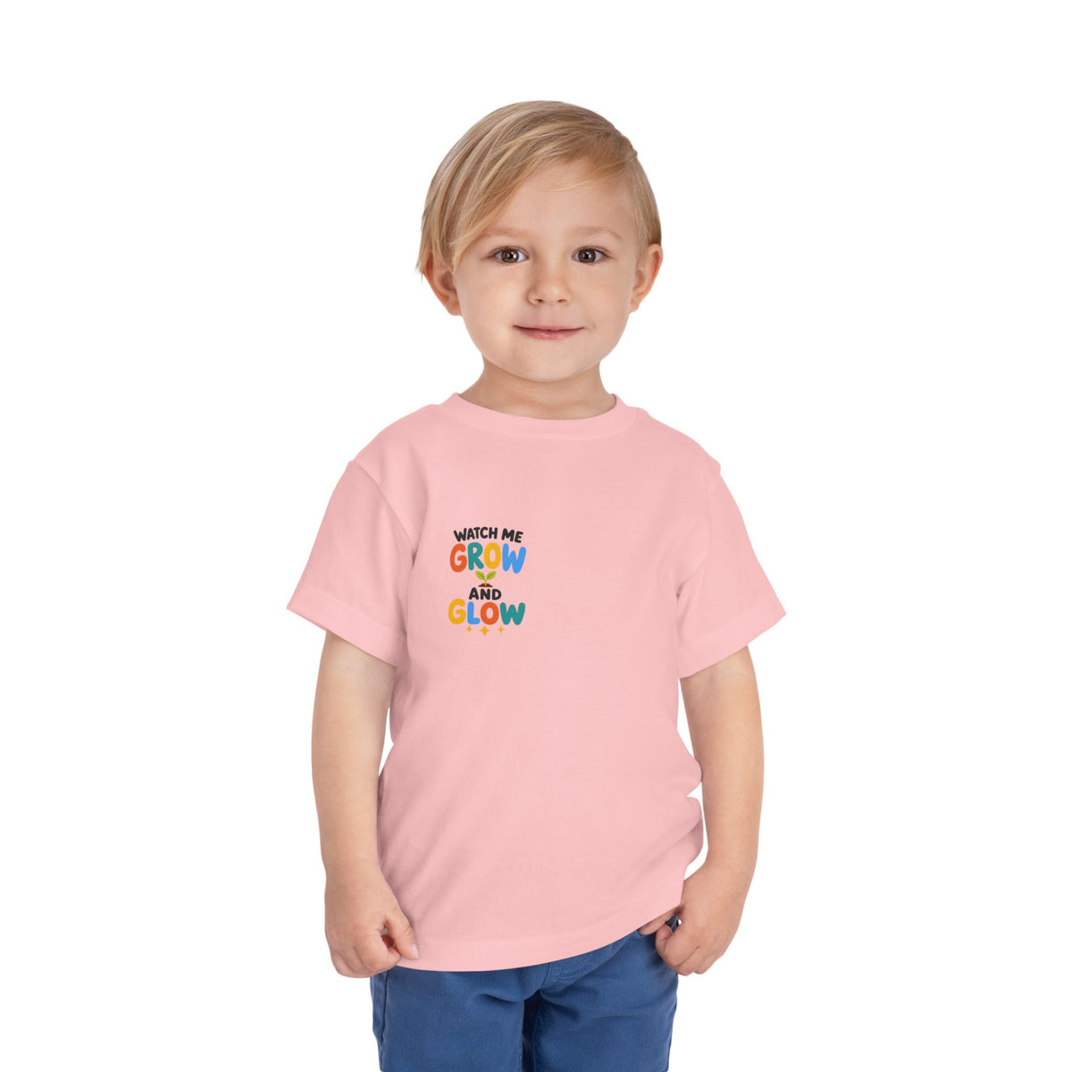 Watch Me Grow and Glow Toddler Tee — Cute Positive Growth Shirt