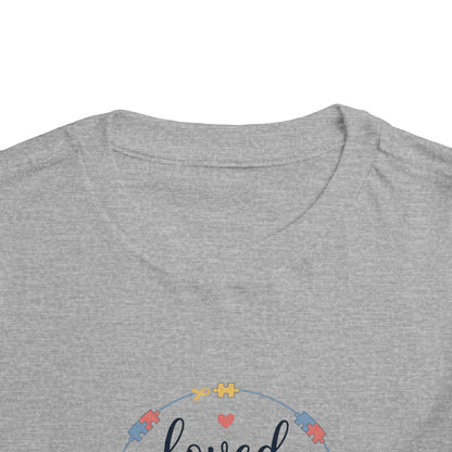 Loved Exactly As I Am Neurodiversity Toddler Tee | Autism Acceptance