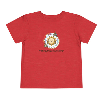 "Rolling, Stepping, Shining" Toddler Graphic Tee | Uplifted By Design™ Cerebral Palsy & Adaptive Movement Shirt