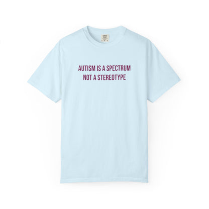 Autism Is A Spectrum Not A Stereotype Empowerment T-shirt | Autism Awareness Streetwear Tee