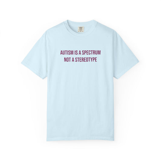 Autism Is A Spectrum Not A Stereotype Empowerment T-shirt | Autism Awareness Streetwear Tee