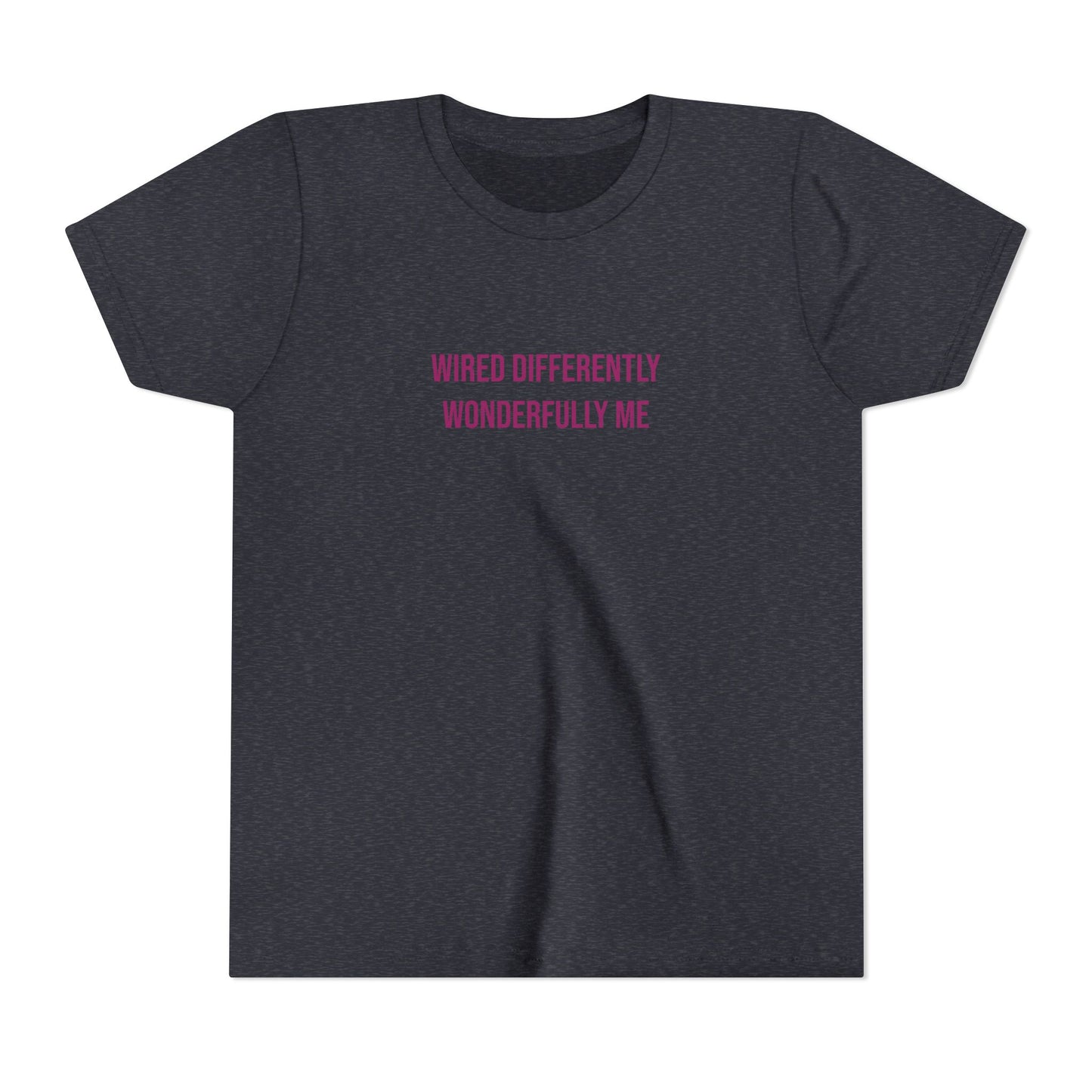 Youth Tee — "Wired Differently Wonderfully Me" Inspirational Kids T‑Shirt