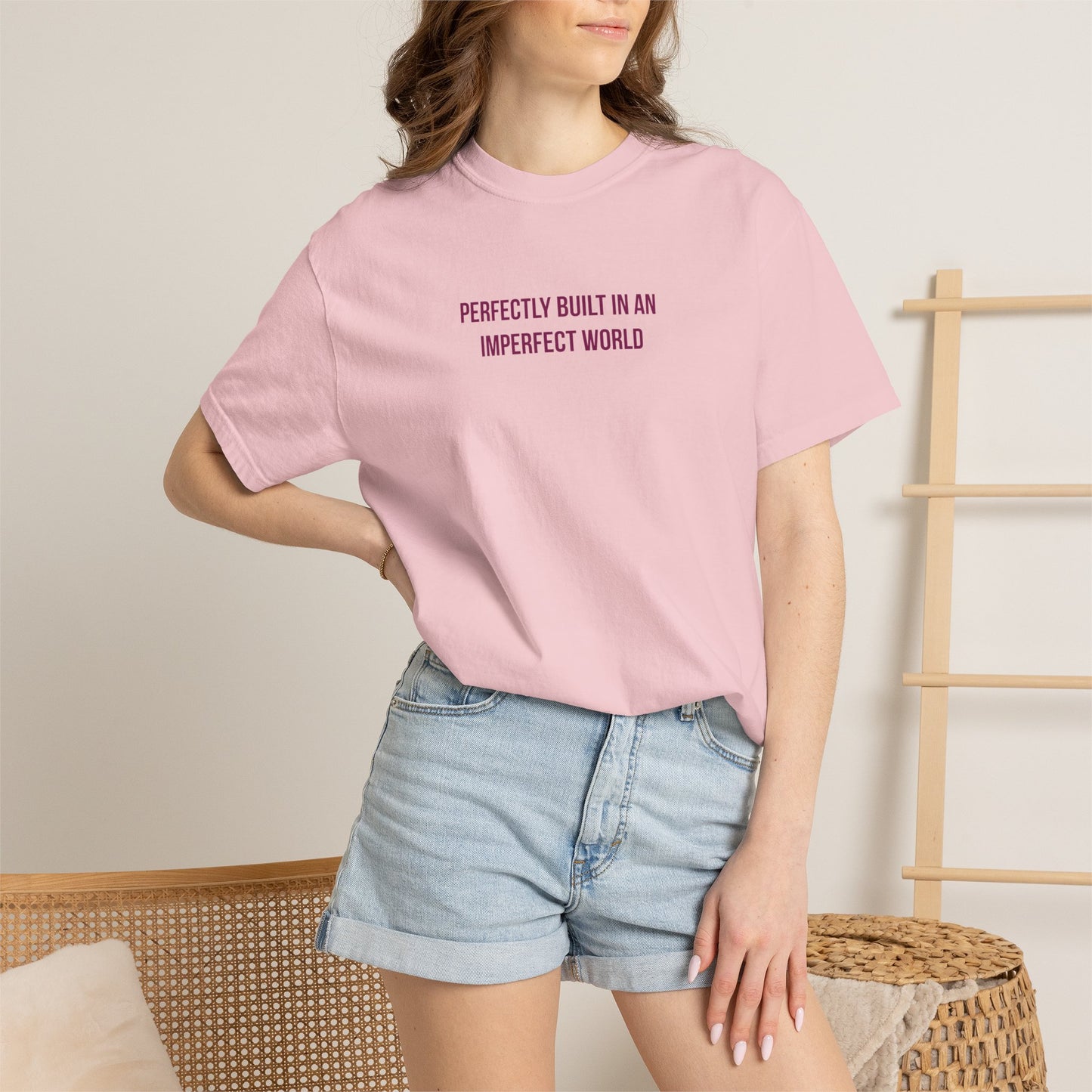 "Perfectly Built in an Imperfect World" Autism Awareness Tee