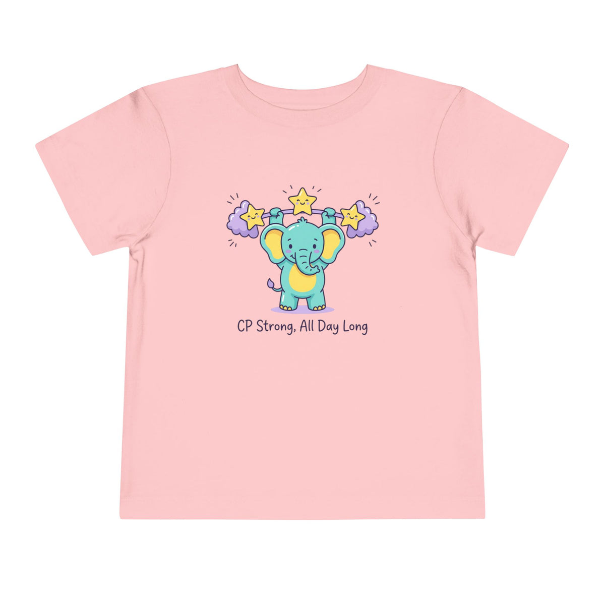 CP Strong All Day Long Toddler Shirt | Elephant Support Kids Tee