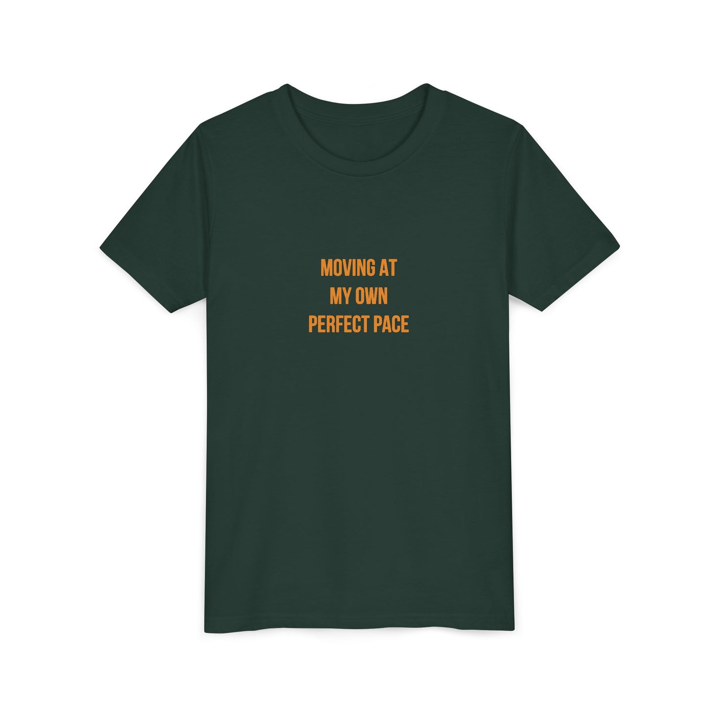 "Moving at My Own Perfect Pace" Cerebral Palsy Awareness Youth Tee | Uplifted By Design