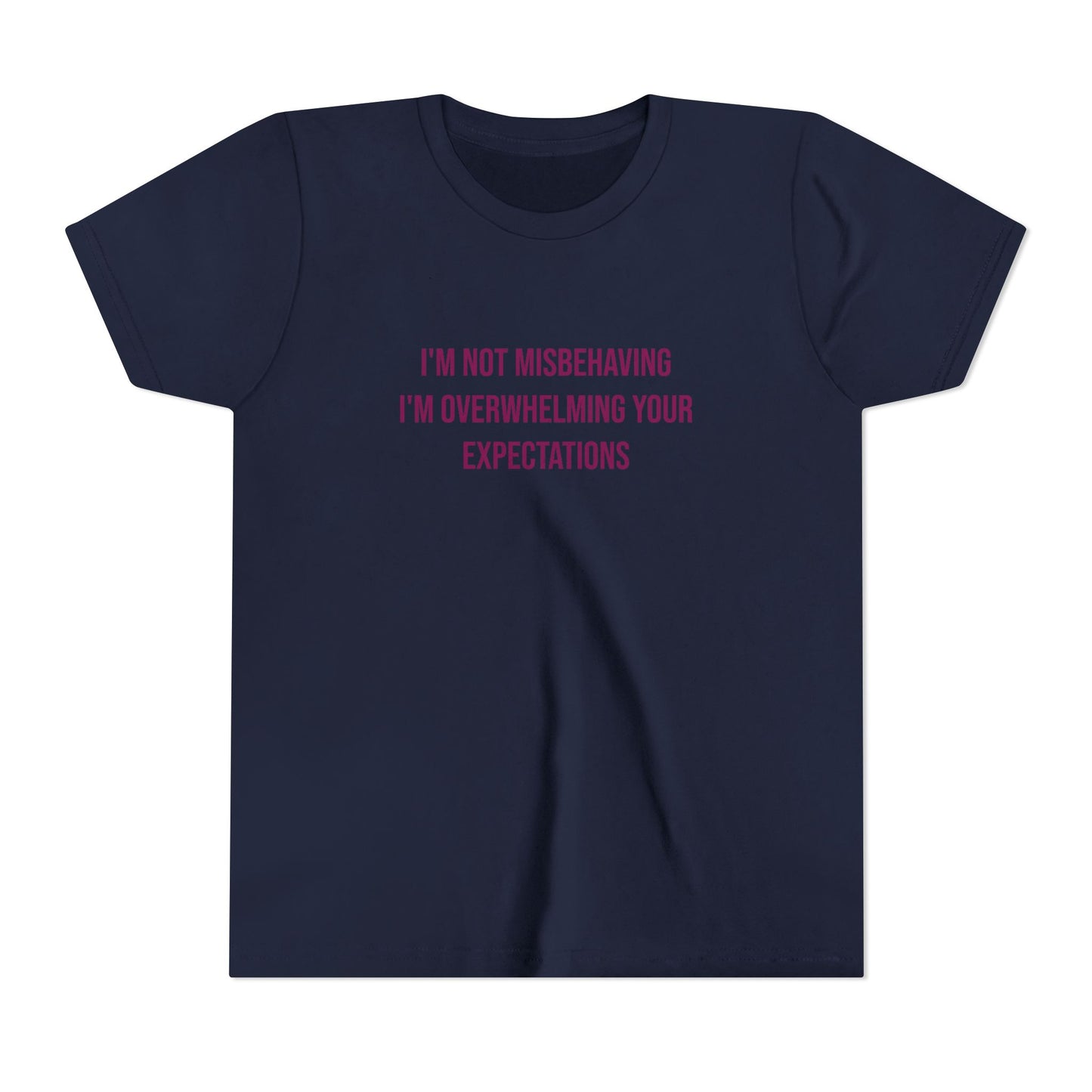 I'm Not Misbehaving" Neurodivergent Pride Youth Tee | Uplifted By Design