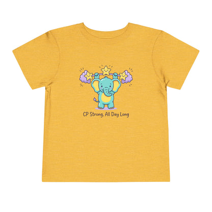 CP Strong All Day Long Toddler Shirt | Elephant Support Kids Tee