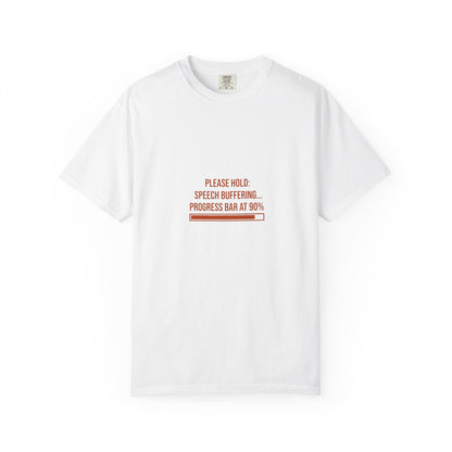 Please Hold Speech Buffering Tee | CP Awareness | Uplifted By Design