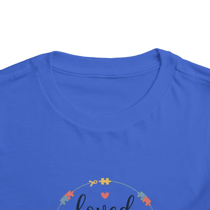 Loved Exactly As I Am Neurodiversity Toddler Tee | Autism Acceptance