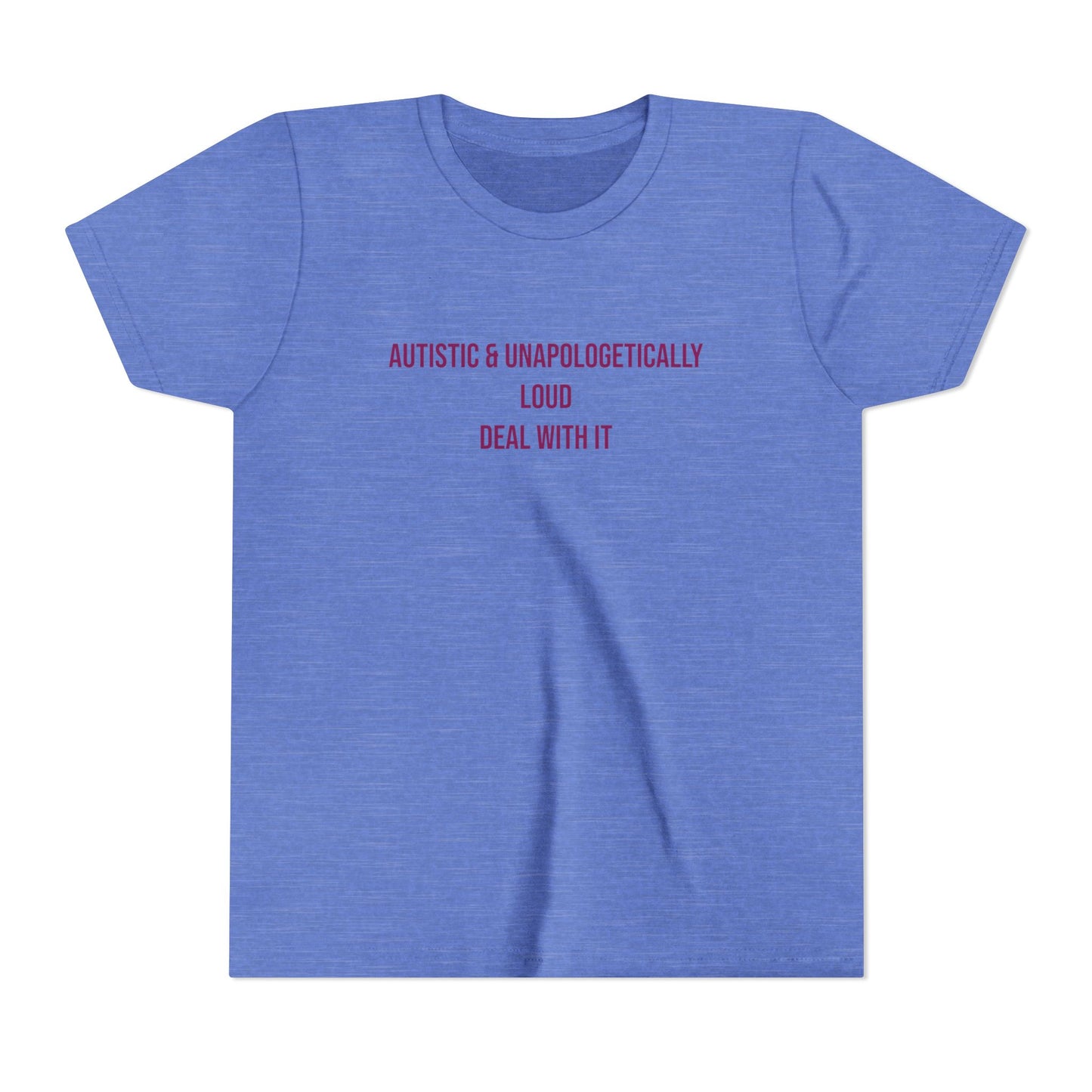 Loud Proud Autistic Neurodivergent Pride Youth Tee | Uplifted By Design