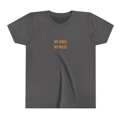 "My Voice My Rules" Cerebral Palsy Awareness Youth Tee | Uplifted By Design