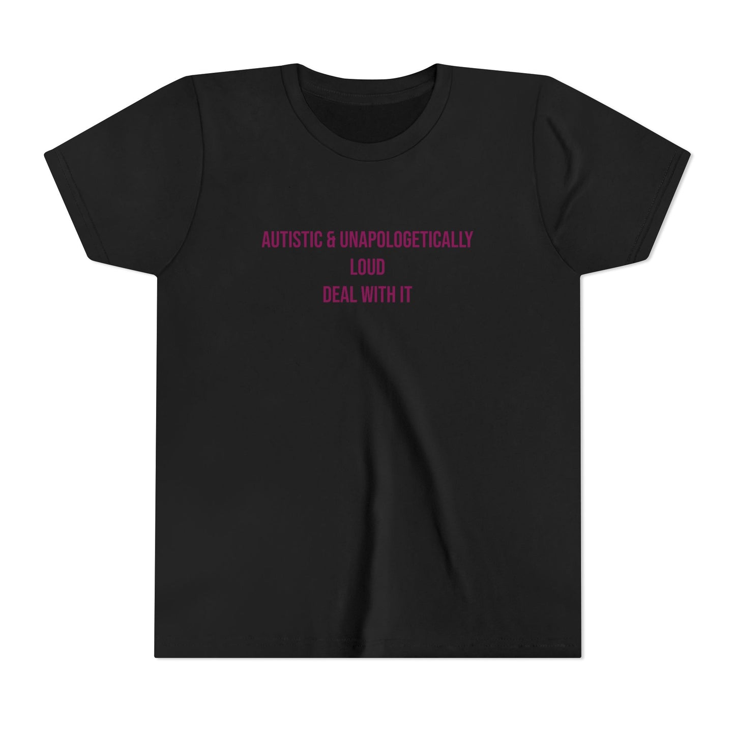 Loud Proud Autistic Neurodivergent Pride Youth Tee | Uplifted By Design