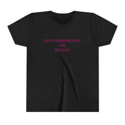 Loud Proud Autistic Neurodivergent Pride Youth Tee | Uplifted By Design