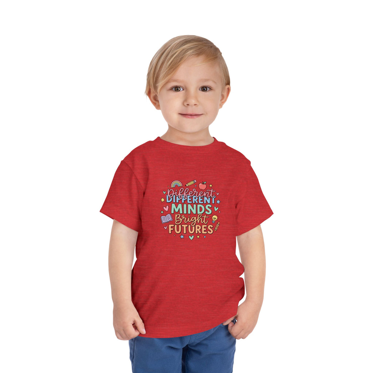 Different Minds, Bright Futures Neurodiversity Toddler Tee | Autism Acceptance