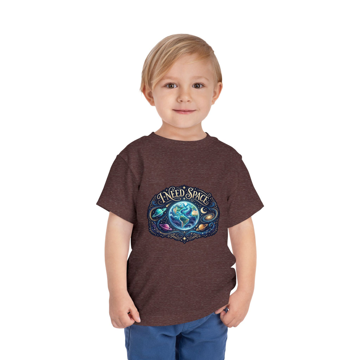 Toddler Tee — "I Need Space" Cosmic Galaxy | Autism Acceptance & Sensory Pride Shirt