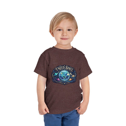 Toddler Tee — "I Need Space" Cosmic Galaxy | Autism Acceptance & Sensory Pride Shirt