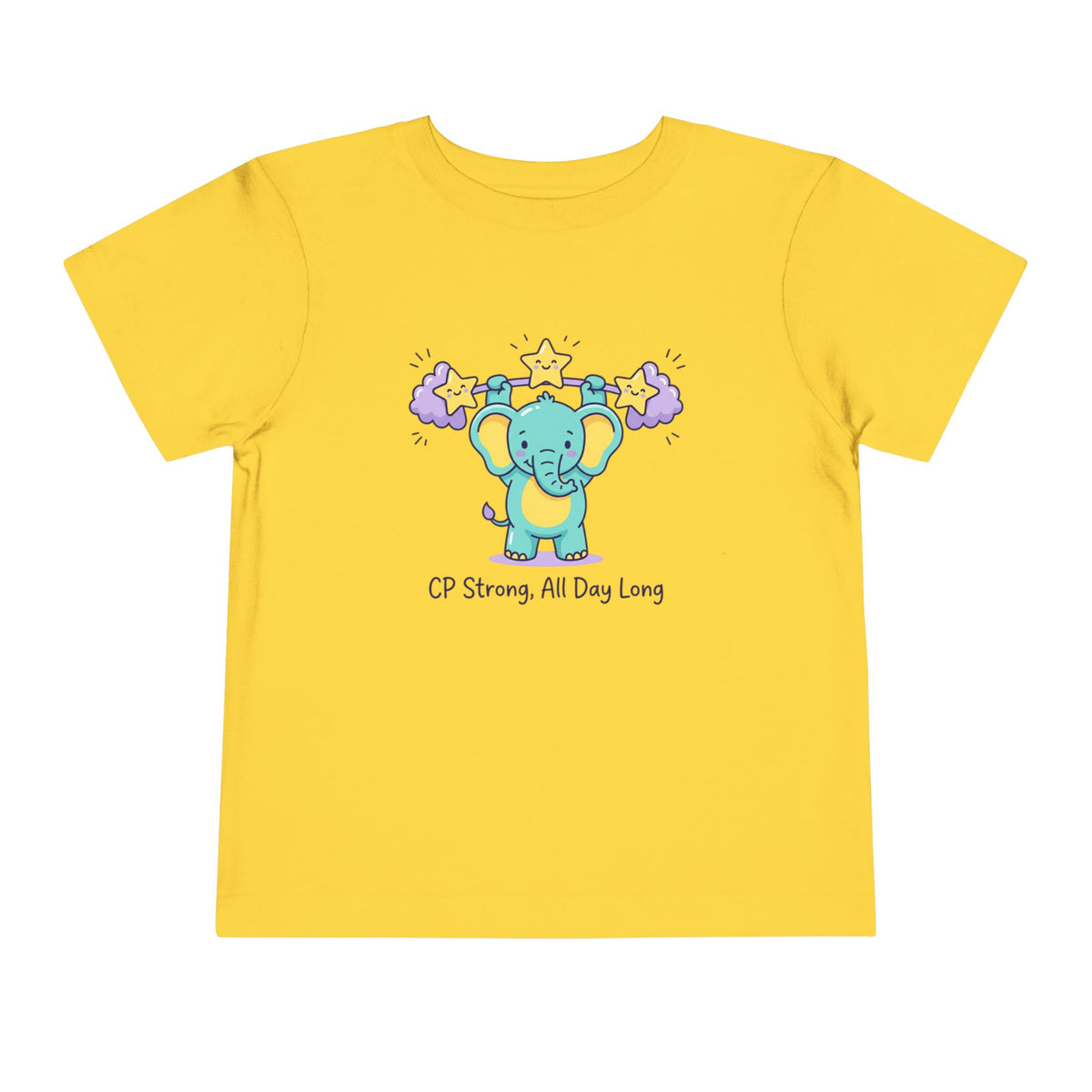 CP Strong All Day Long Toddler Shirt | Elephant Support Kids Tee