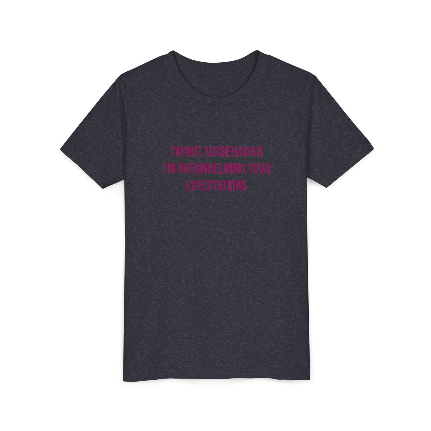 I'm Not Misbehaving" Neurodivergent Pride Youth Tee | Uplifted By Design