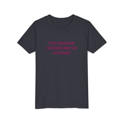 I'm Not Misbehaving" Neurodivergent Pride Youth Tee | Uplifted By Design