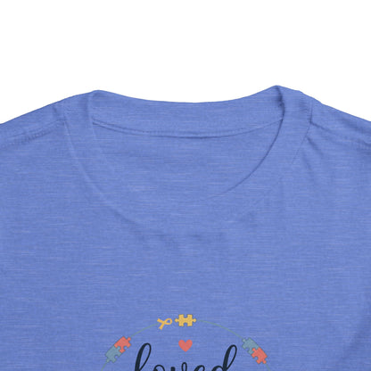 Loved Exactly As I Am Neurodiversity Toddler Tee | Autism Acceptance
