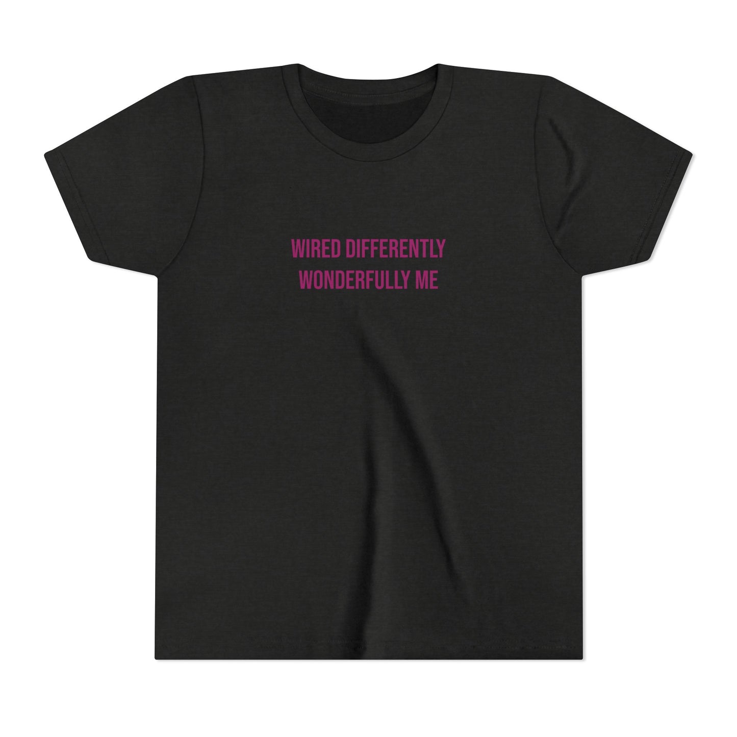 Youth Tee — "Wired Differently Wonderfully Me" Inspirational Kids T‑Shirt