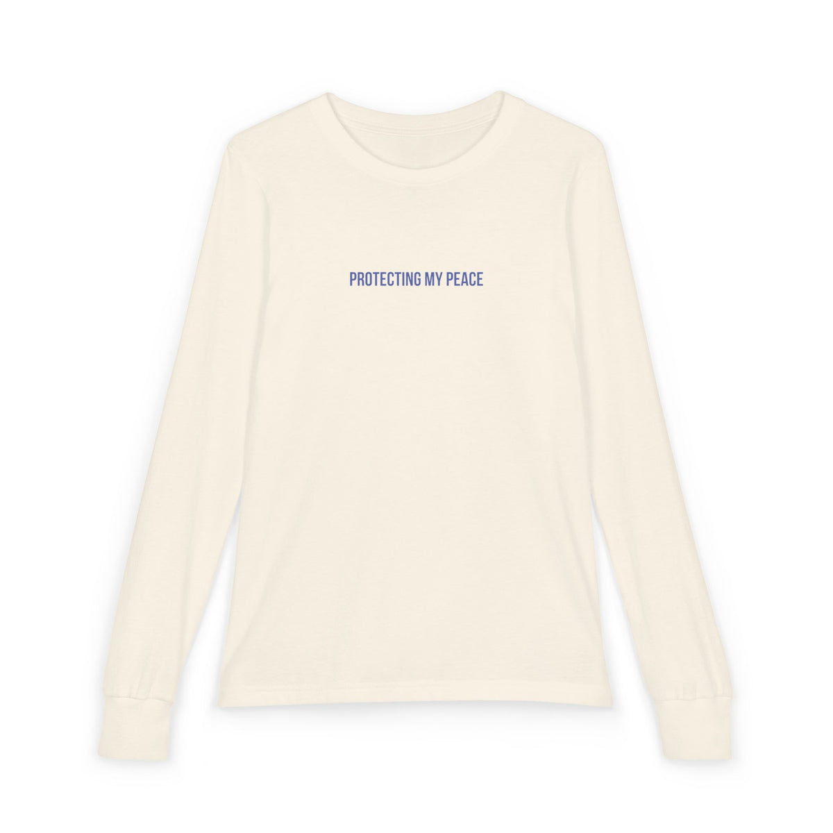 Protecting My Peace Youth Long-Sleeve Tee | Uplifted By Design™