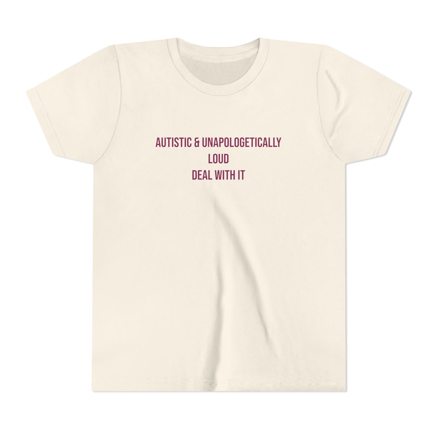 Loud Proud Autistic Neurodivergent Pride Youth Tee | Uplifted By Design