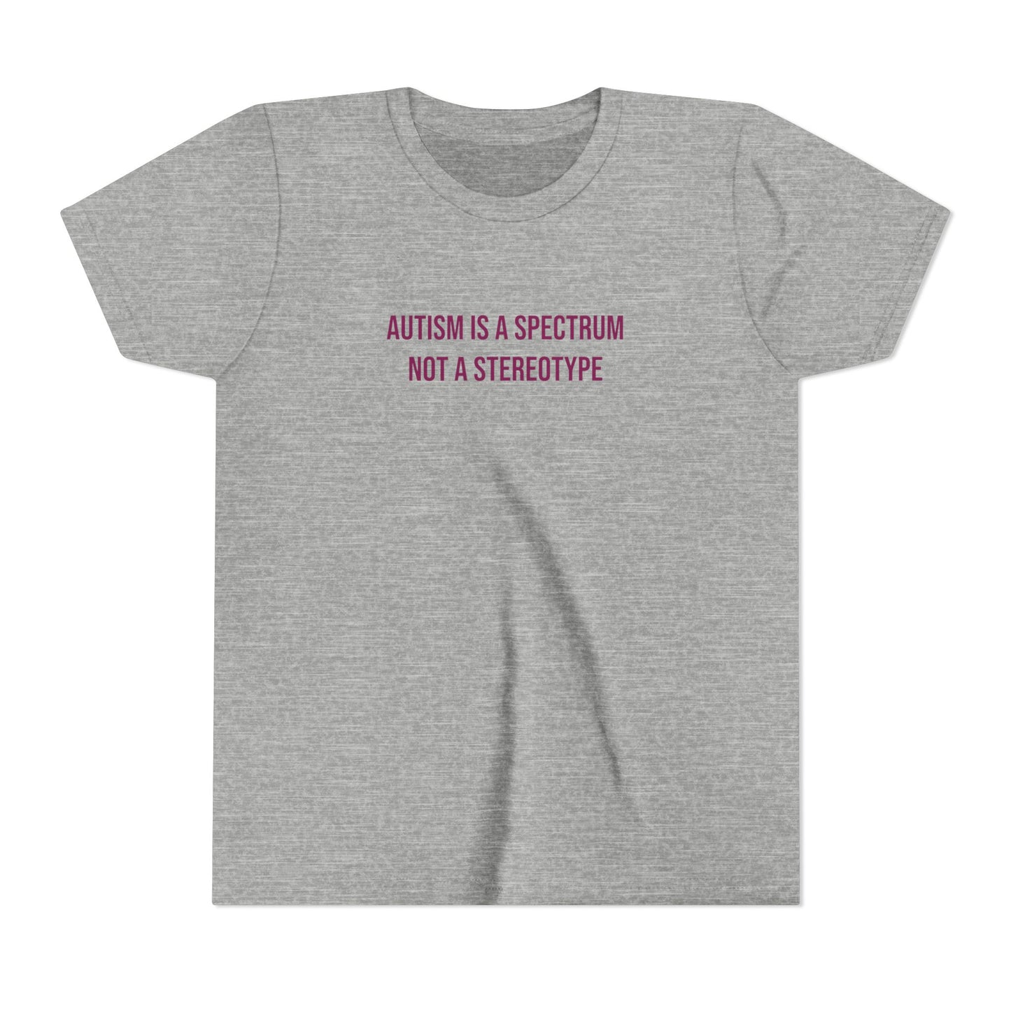 "Autism Is A Spectrum Not A Stereotype" Neurodivergent Pride Youth Tee | Uplifted By Design