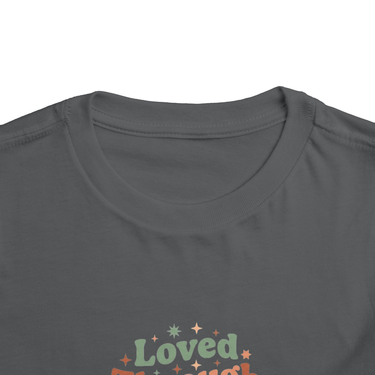 Loved Through Every Feeling Toddler Shirt | Emotional Wellness Sticker Badge Kids Tee