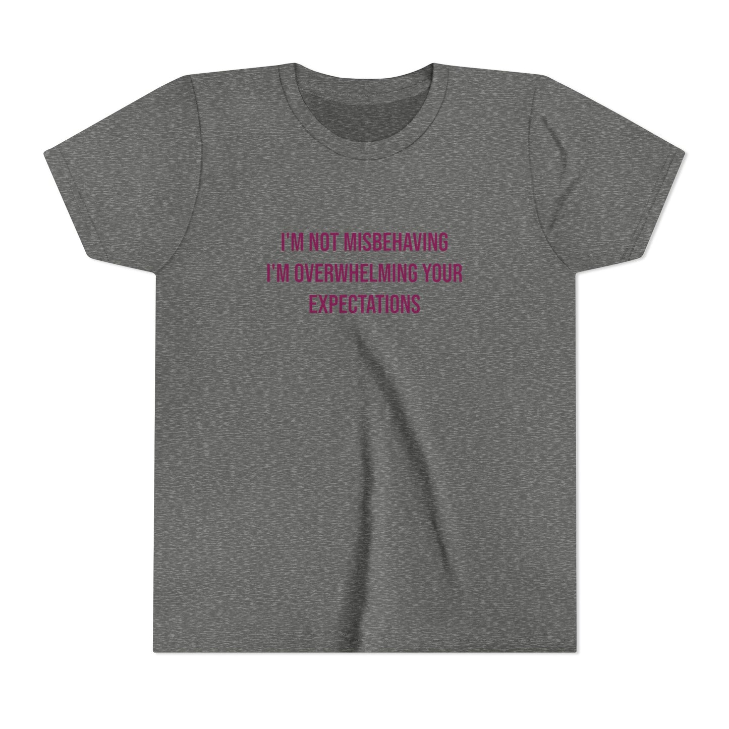I'm Not Misbehaving" Neurodivergent Pride Youth Tee | Uplifted By Design