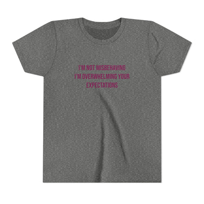 I'm Not Misbehaving" Neurodivergent Pride Youth Tee | Uplifted By Design