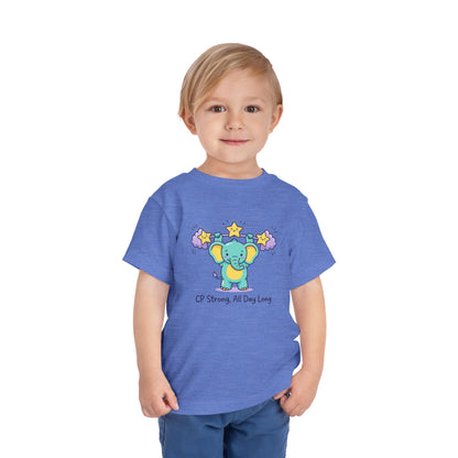 CP Strong All Day Long Toddler Shirt | Elephant Support Kids Tee