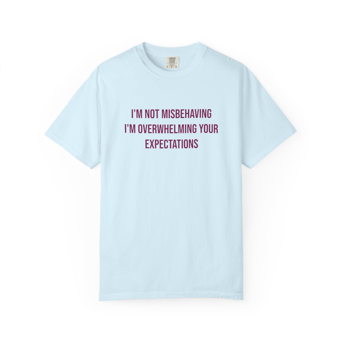 Im Not Misbehaving Im Overwhelming Your Expectations Empowerment T-shirt | Autism Awareness Streetwear Tee