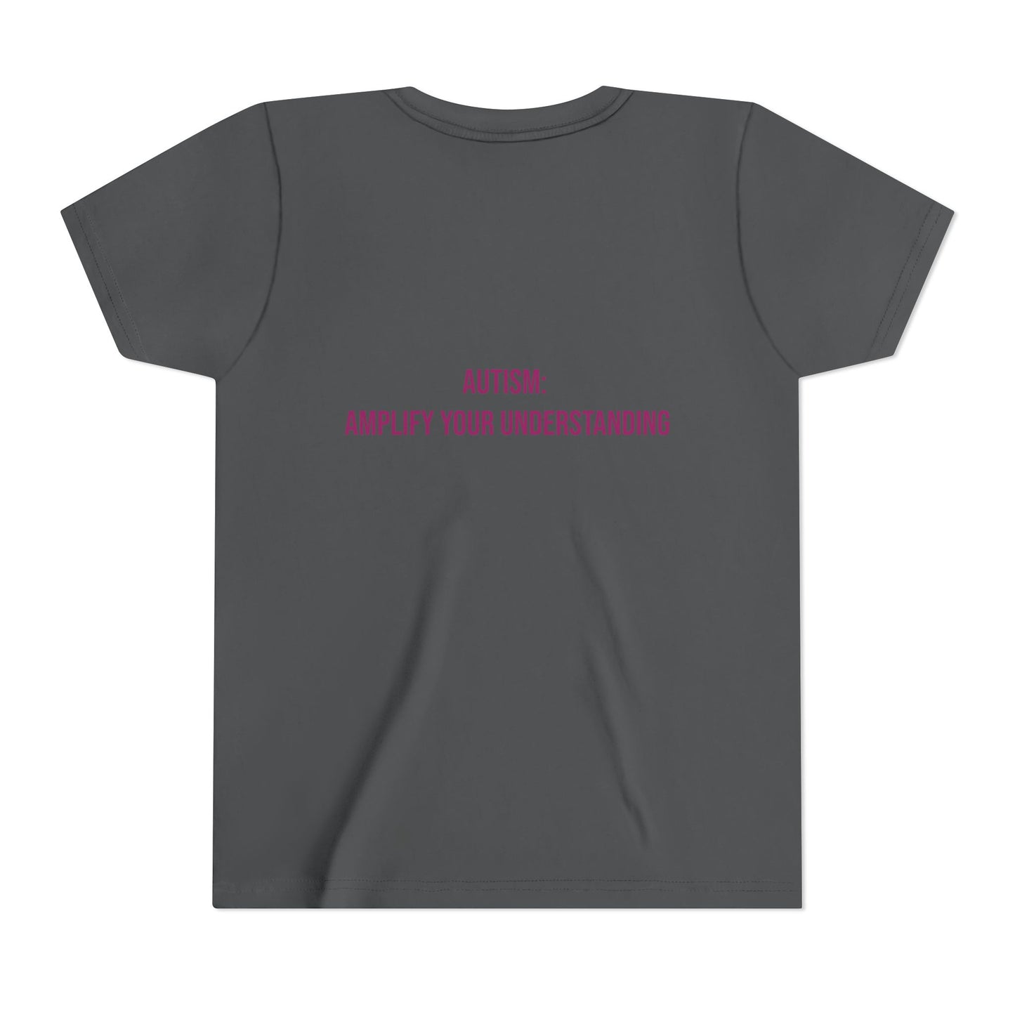 Amplify Your Understanding Empowerment Youth Tee | Autism Pride Kids Streetwear