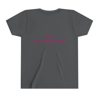 Amplify Your Understanding Empowerment Youth Tee | Autism Pride Kids Streetwear