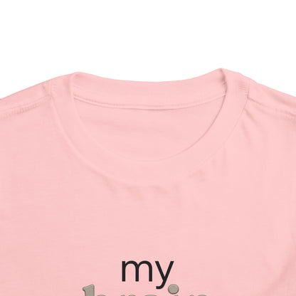 My Brain Shines Bright Neurodiversity Toddler Shirt | Autism Acceptance