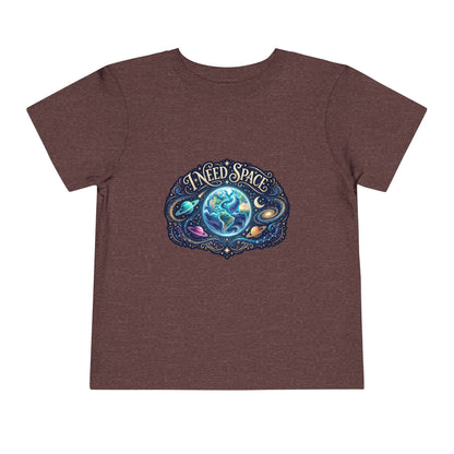 Toddler Tee — "I Need Space" Cosmic Galaxy | Autism Acceptance & Sensory Pride Shirt