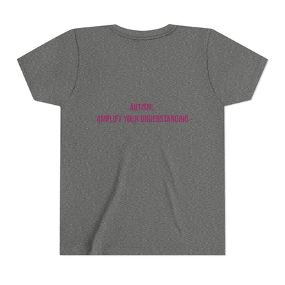 Amplify Your Understanding Empowerment Youth Tee | Autism Pride Kids Streetwear