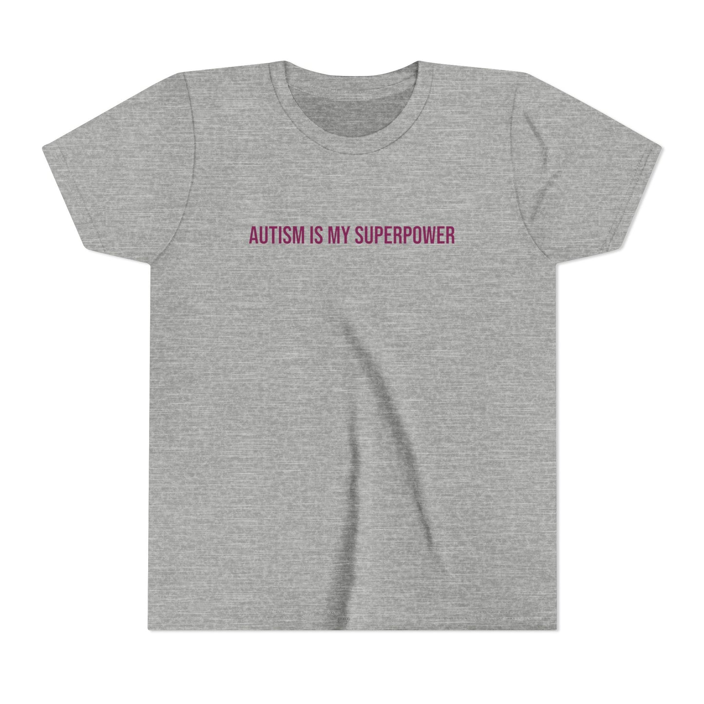 "Autism Is My Superpower" Neurodivergent Pride Youth Tee | Uplifted By Design