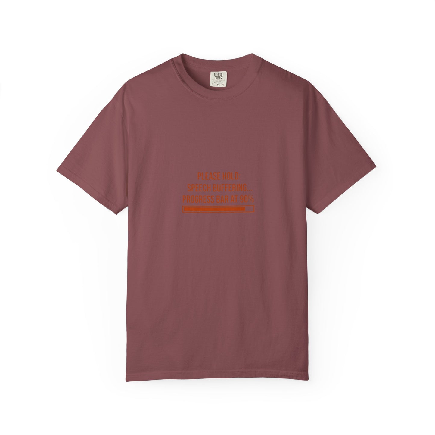 Please Hold Speech Buffering Tee | CP Awareness | Uplifted By Design