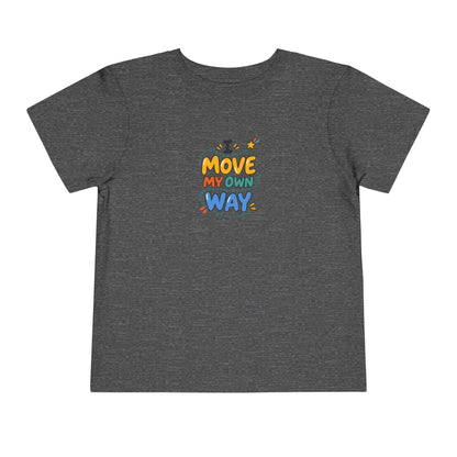 "I Move My Own Way" Toddler Graphic Tee | Uplifted By Design™ Adaptive Movement & Disability Pride Shirt