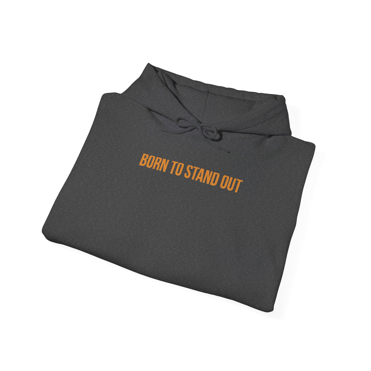 "Born to Stand Out" Unisex Hoodie — Minimal Gold Lettering | Uplifted By Design™ Cerebral Palsy & Adaptive Movement Hoodie
