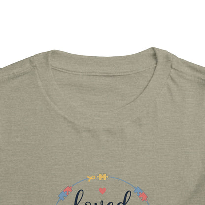 Loved Exactly As I Am Neurodiversity Toddler Tee | Autism Acceptance
