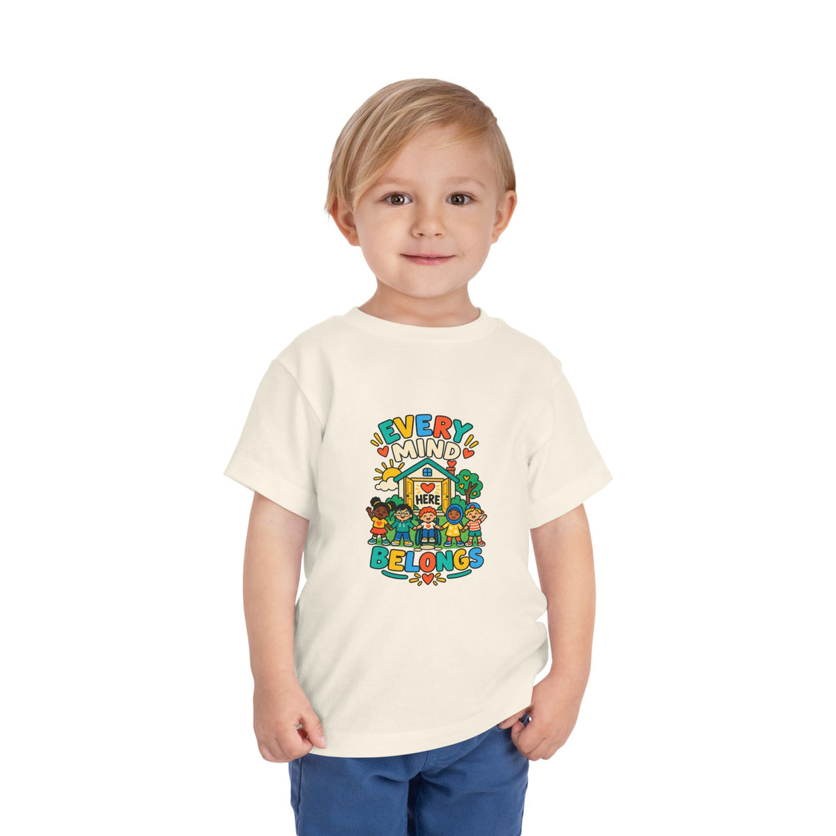 Every Mind Belongs Here Neurodiversity Toddler Tee | Autism Acceptance