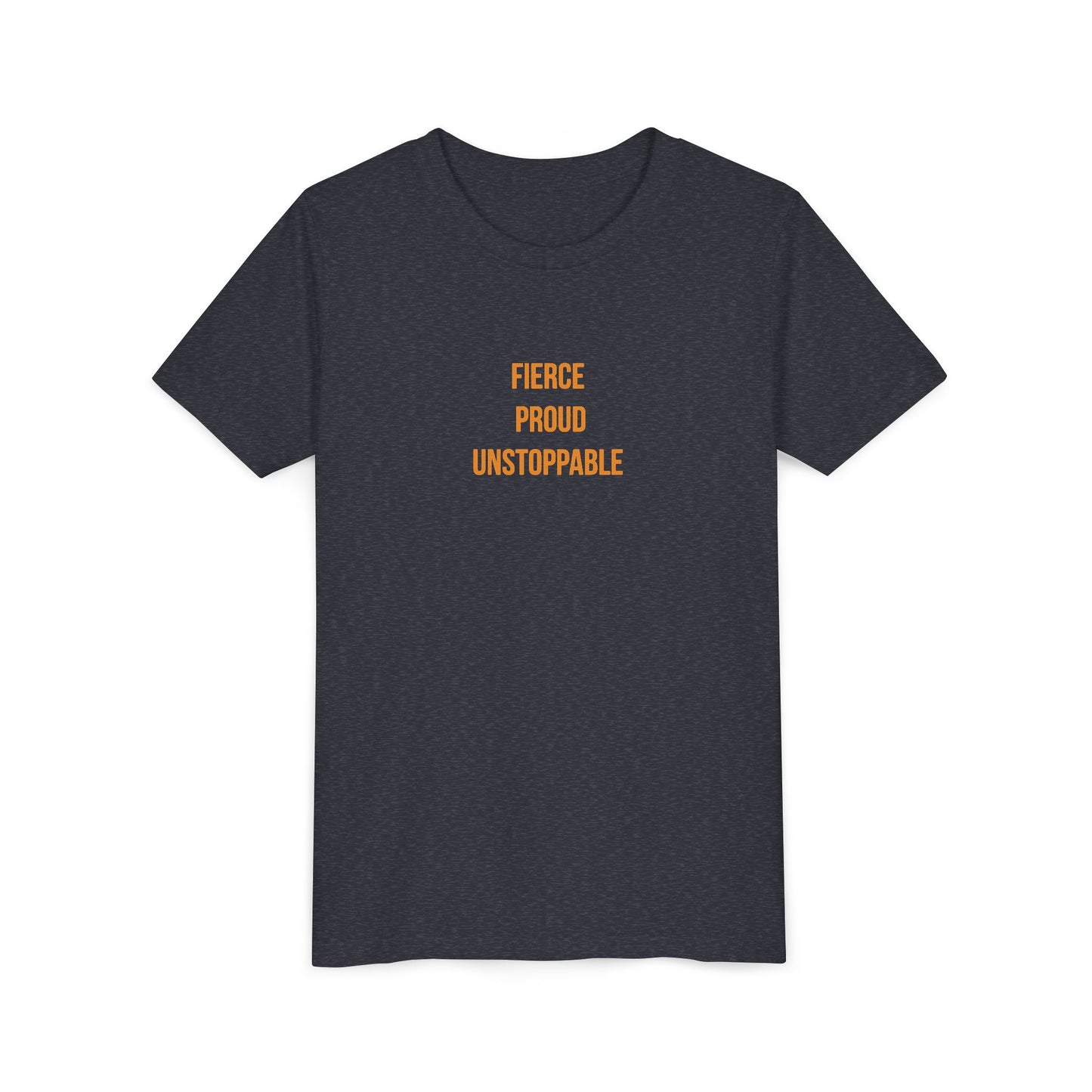 "Fierce Proud Unstoppable" Cerebral Palsy Awareness Youth Tee | Uplifted By Design