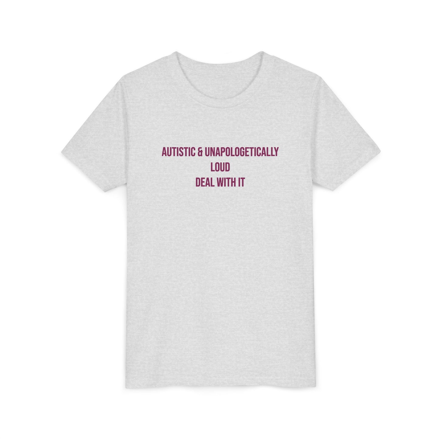 Loud Proud Autistic Neurodivergent Pride Youth Tee | Uplifted By Design