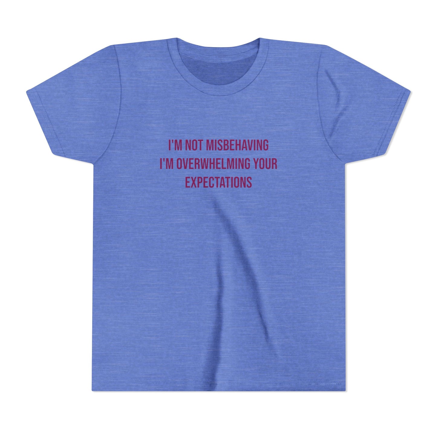 I'm Not Misbehaving" Neurodivergent Pride Youth Tee | Uplifted By Design