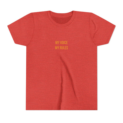 "My Voice My Rules" Cerebral Palsy Awareness Youth Tee | Uplifted By Design
